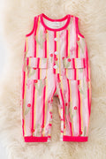 Stripped cactus romper