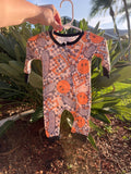 Skater flame romper