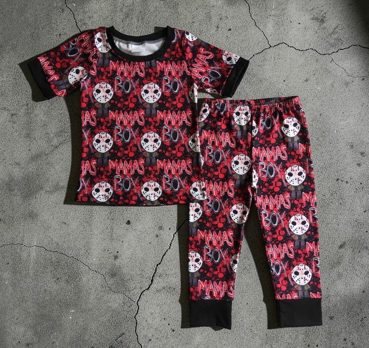 Mamas boy Halloween pajamas