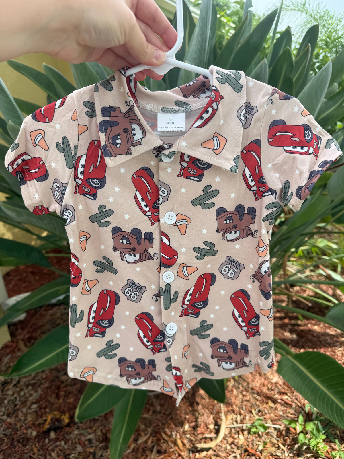 Route 66 button down