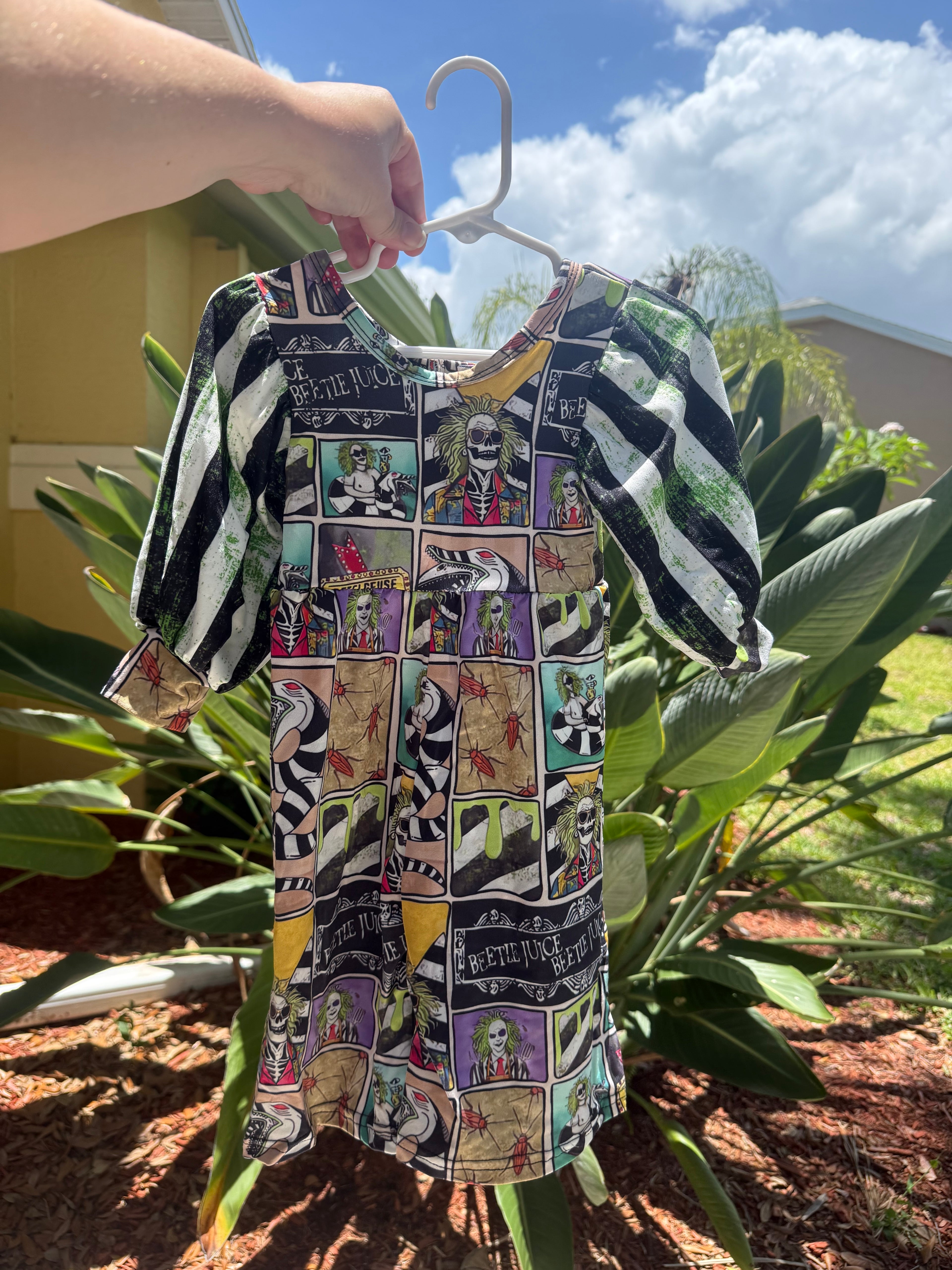 Beetlejuice Romper