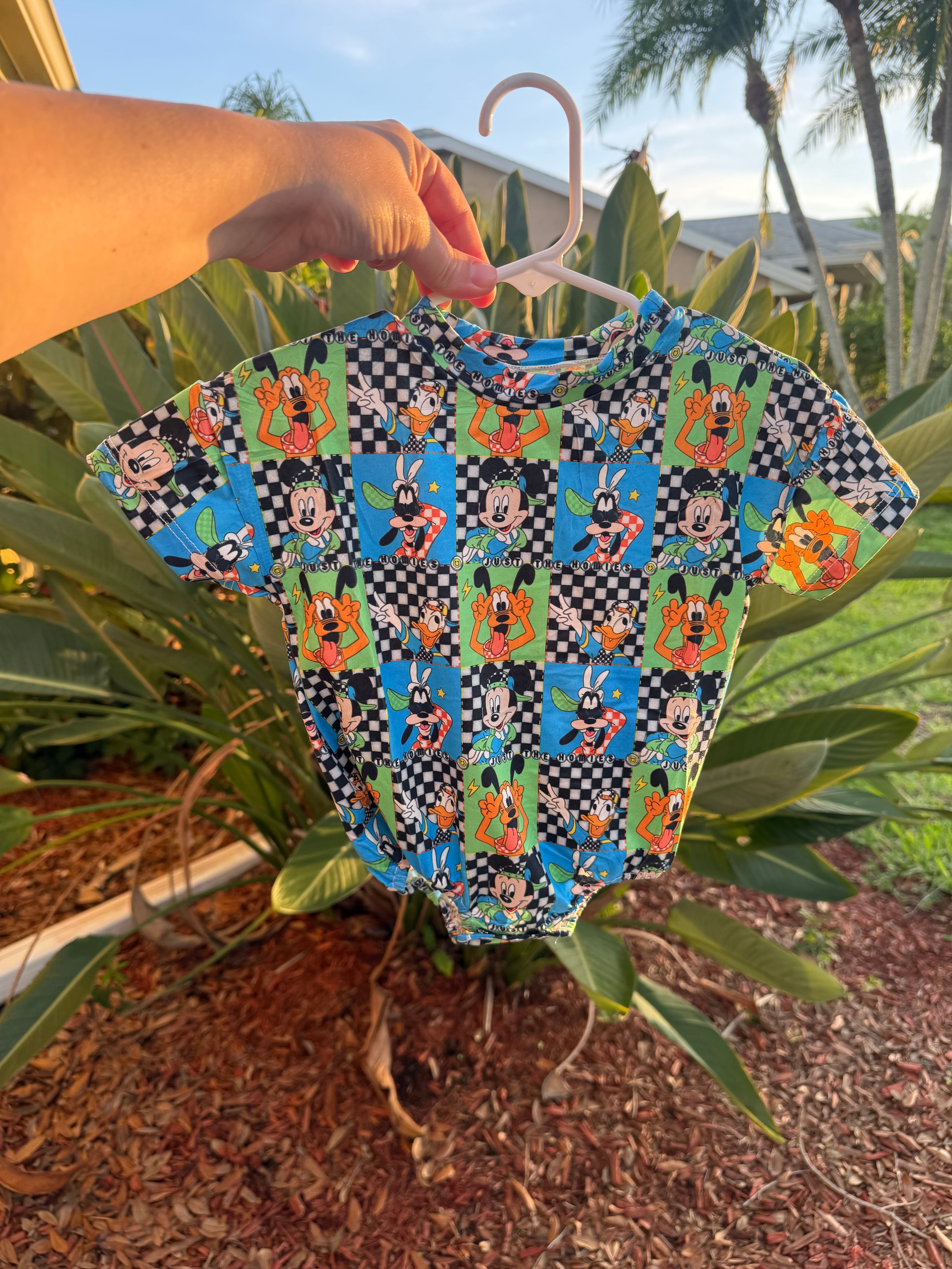 Mickey checkered bubble