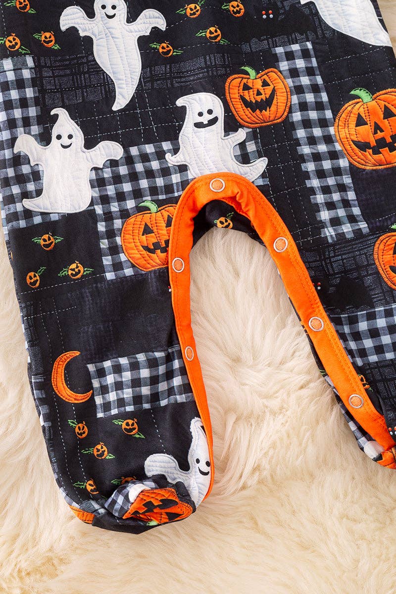 Halloween pumpkin w plaid