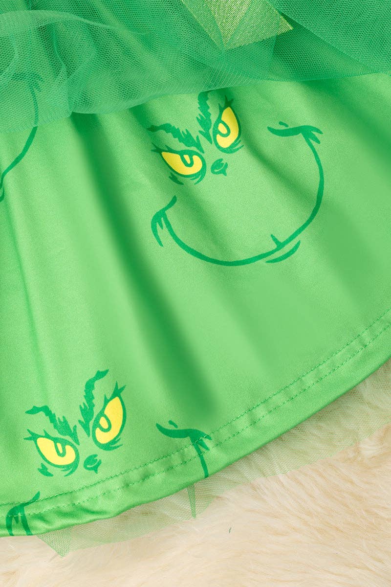 The grinch bow dress
